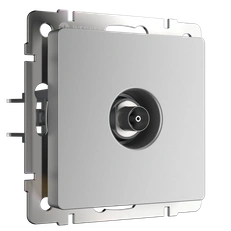 Изображение W1183006/ ТВ-розетка оконечная (серебряный) W1183006