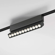 Фото товара Flat Magnetic Трековый поворотный светильник 12W 4000K Insight чёрный 85091/01