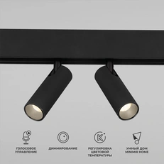 Фото товара Slim Magnetic Умный трековый поворотный светильник 14W 2700-6500K Dim Dual чёрный 85056/01
