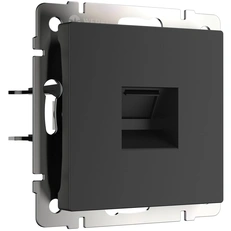 Фото товара Розетка Ethernet RJ-45 cat. 6A экранированная (черный матовый) W5120108