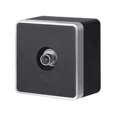 Изображение ТВ-розетка оконечная Gallant (черный серебро) W5083034